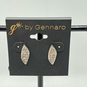 G by Gennaro Earrings Crystal Silver Post